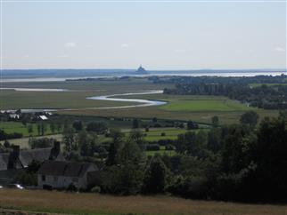 Avranches vue sur le Mont-Saint-Michel